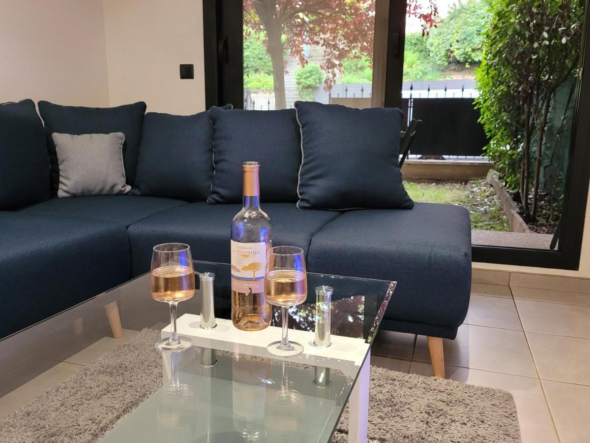 Appartement Standing 2 Pieces Avec Jardin Entre Paris & Dysney Бри-сюр-Марн Екстериор снимка